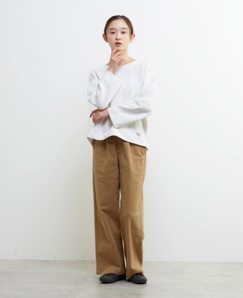 ラウンドネックカットプルオーバー 詳細画像 ホワイト 2