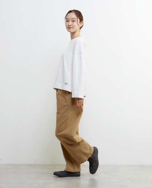 ラウンドネックカットプルオーバー 詳細画像 ホワイト 3