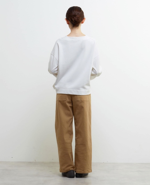 ラウンドネックカットプルオーバー 詳細画像 ホワイト 5