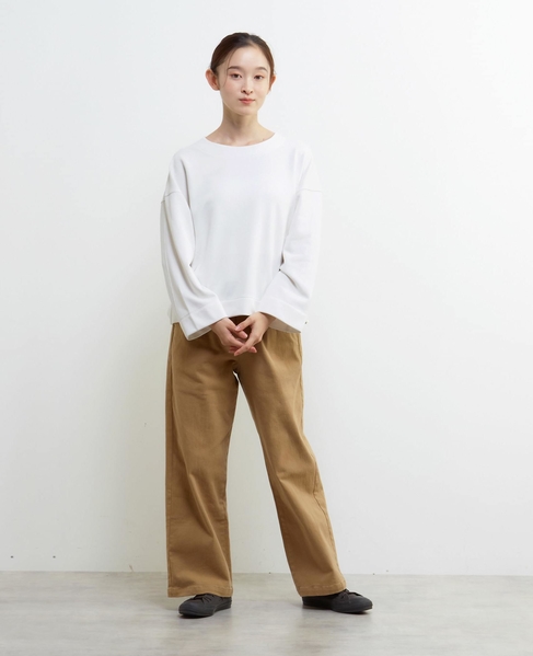 ラウンドネックカットプルオーバー 詳細画像 ホワイト 8