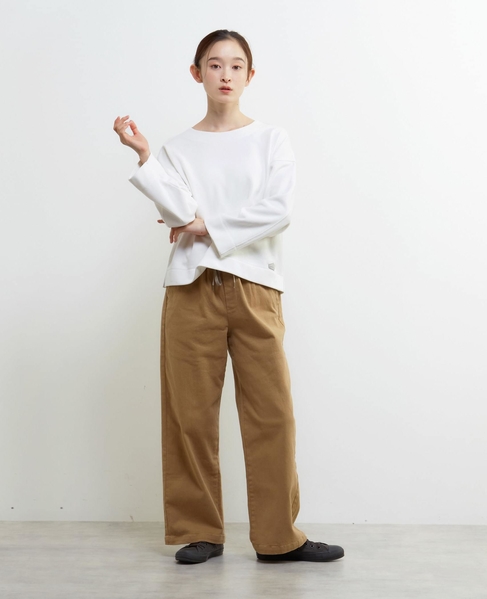 ラウンドネックカットプルオーバー 詳細画像 ホワイト 9