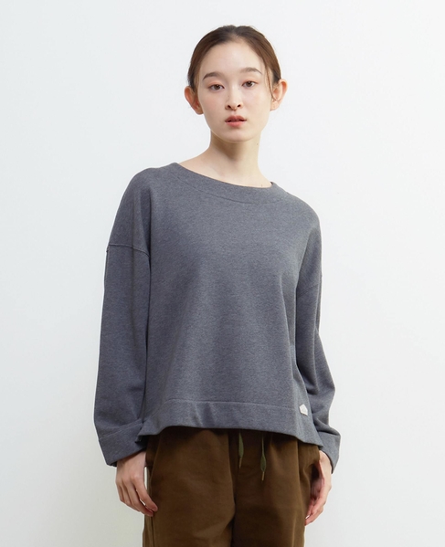 ラウンドネックカットプルオーバー 詳細画像 チャコールグレー 1