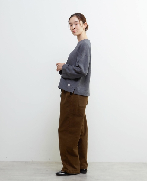 ラウンドネックカットプルオーバー 詳細画像 チャコールグレー 3