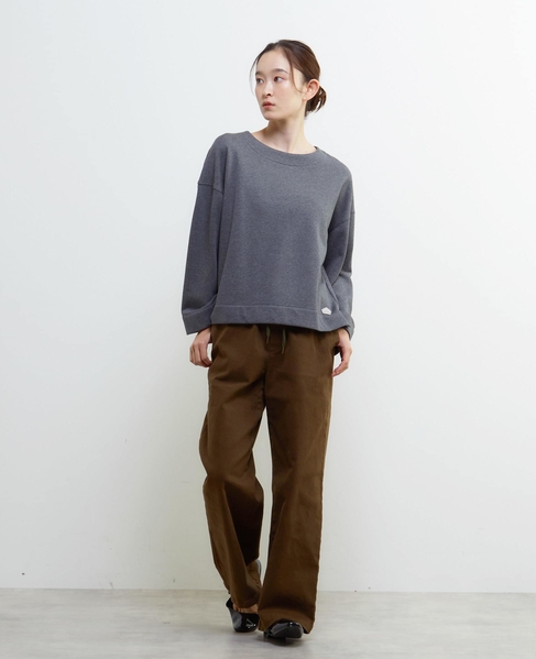 ラウンドネックカットプルオーバー 詳細画像 チャコールグレー 8
