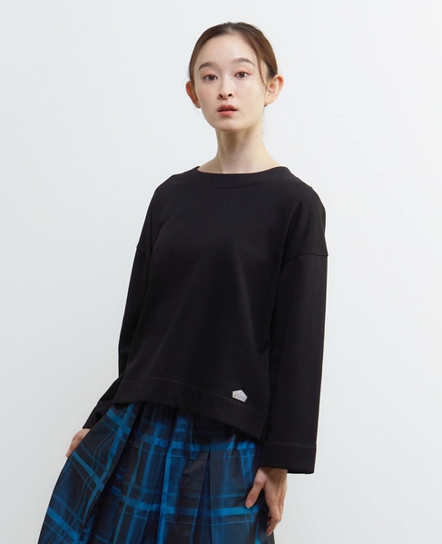 ラウンドネックカットプルオーバー 詳細画像 ブラック 1