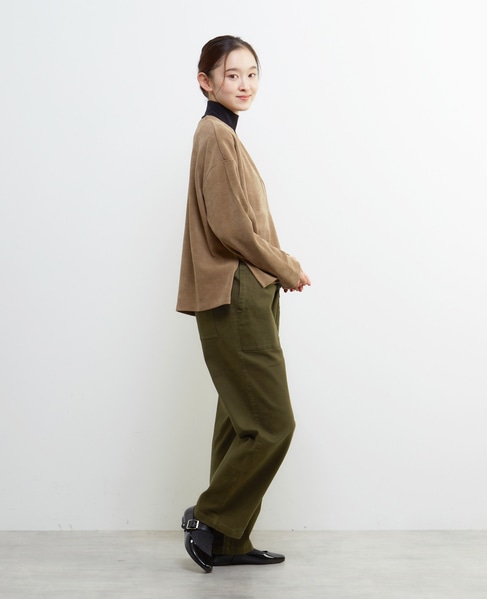 キーネックカットプルオーバー 詳細画像 ベージュ 7