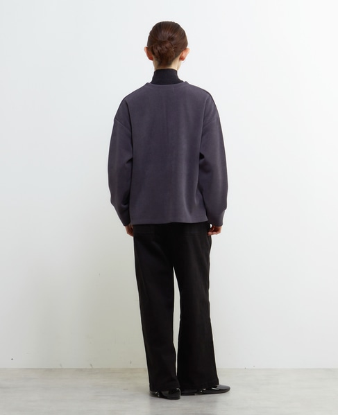 キーネックカットプルオーバー 詳細画像 グレー 5