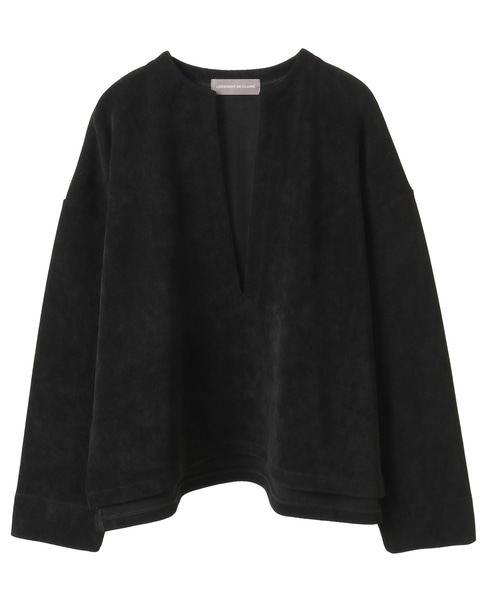 キーネックカットプルオーバー 詳細画像 ブラック 10