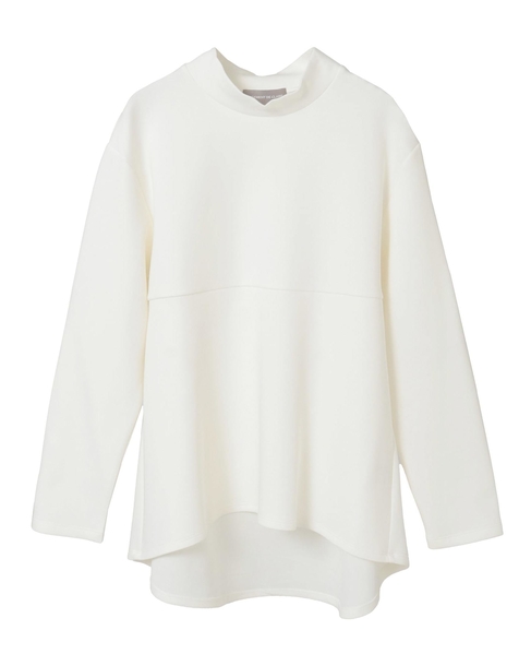 ハイネックペプラムカットプルオーバー 詳細画像 オフホワイト 8