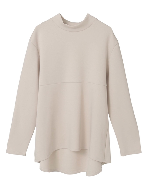 ハイネックペプラムカットプルオーバー 詳細画像 グレイッシュベージュ 9