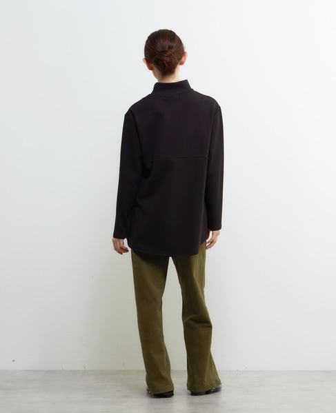 ハイネックペプラムカットプルオーバー 詳細画像 ブラック 5