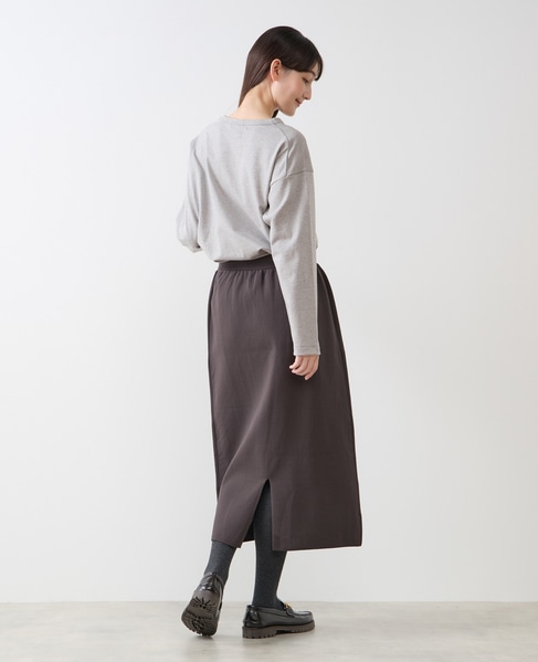 《WEB限定》ロゴプリント長袖Tシャツ 詳細画像 グレー 5