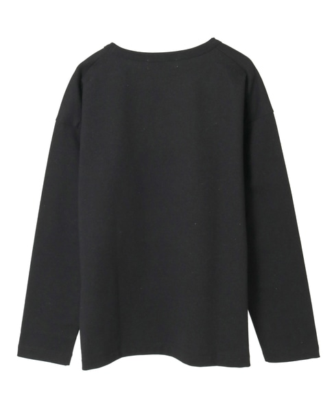 《WEB限定》ロゴプリント長袖Tシャツ 詳細画像 ブラック 10