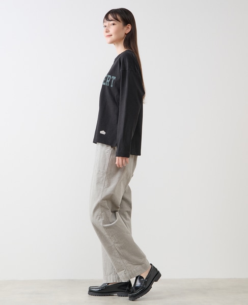 《WEB限定》ロゴプリント長袖Tシャツ 詳細画像 ブラック 4