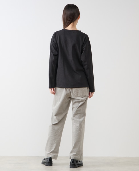 《WEB限定》ロゴプリント長袖Tシャツ 詳細画像 ブラック 5