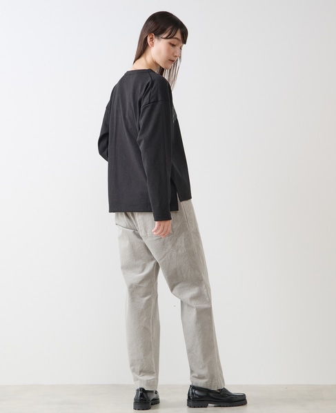 《WEB限定》ロゴプリント長袖Tシャツ 詳細画像 ブラック 6