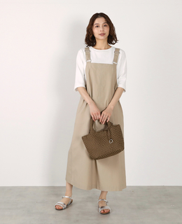 【リップストップボックスジャンパースカート】