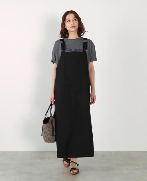 【リップストップボックスジャンパースカート】 詳細画像 ブラック 7