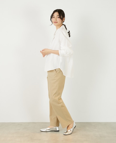 【アソートVフリルシャツ】 詳細画像 オフホワイト 4