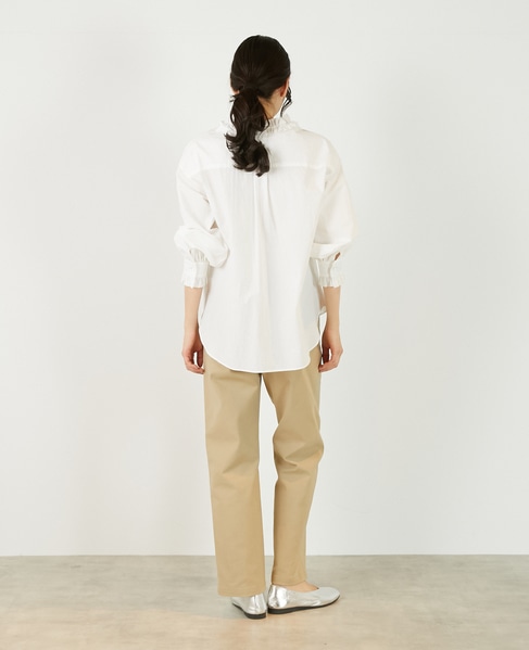 【アソートVフリルシャツ】 詳細画像 オフホワイト 5
