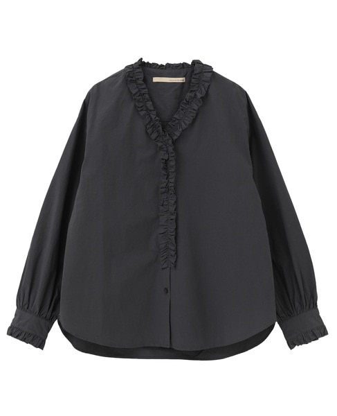 【アソートVフリルシャツ】 詳細画像 チャコールグレー 10