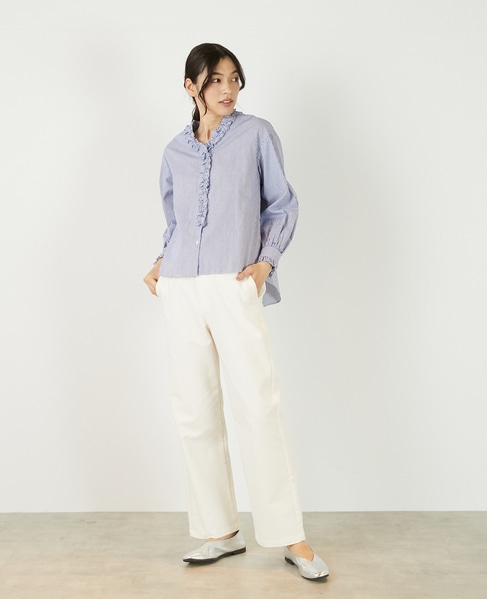 【アソートVフリルシャツ】 詳細画像 ブルー系その他 3