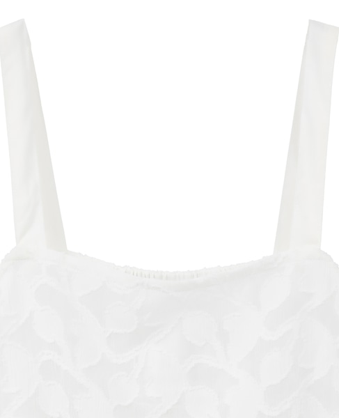 【カットジャガードキャミブラウス】 詳細画像 ホワイト 11