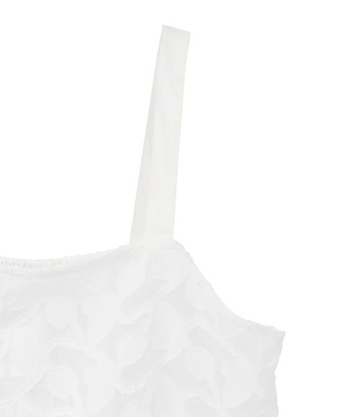 【カットジャガードキャミブラウス】 詳細画像 ホワイト 12