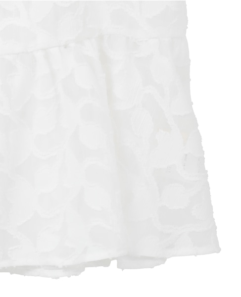 【カットジャガードキャミブラウス】 詳細画像 ホワイト 13