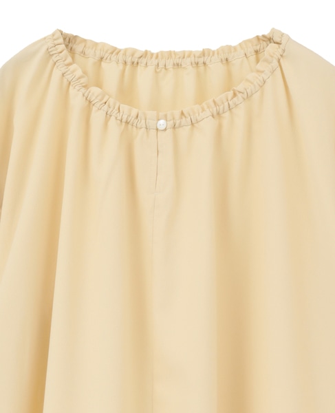 【クレープギャザースモックブラウス】 詳細画像 イエロー 14
