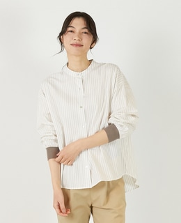 【アソートコットンオーバーシャツブラウス】