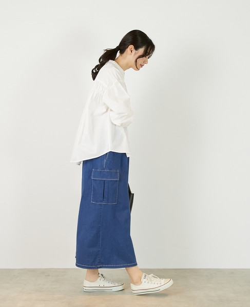 【アソートコットンオーバーシャツブラウス】 詳細画像 オフホワイト 6