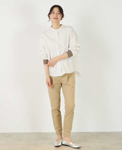 【アソートコットンオーバーシャツブラウス】 詳細画像 ブラウン系その他 2