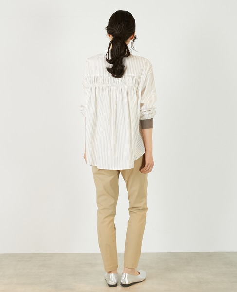 【アソートコットンオーバーシャツブラウス】 詳細画像 ブラウン系その他 5