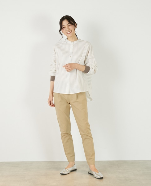 【アソートコットンオーバーシャツブラウス】 詳細画像 ブラウン系その他 8