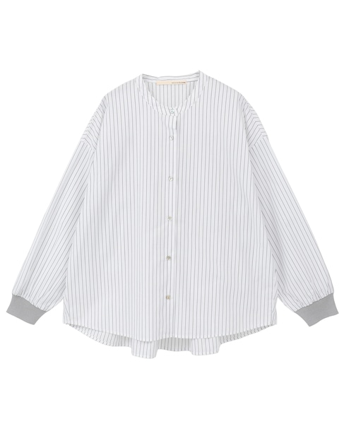 【アソートコットンオーバーシャツブラウス】 詳細画像 ホワイト×ブラック 8