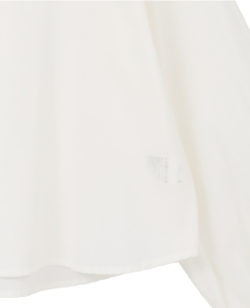 【ドライボイルフリルカラーブラウス】 詳細画像 オフホワイト 15