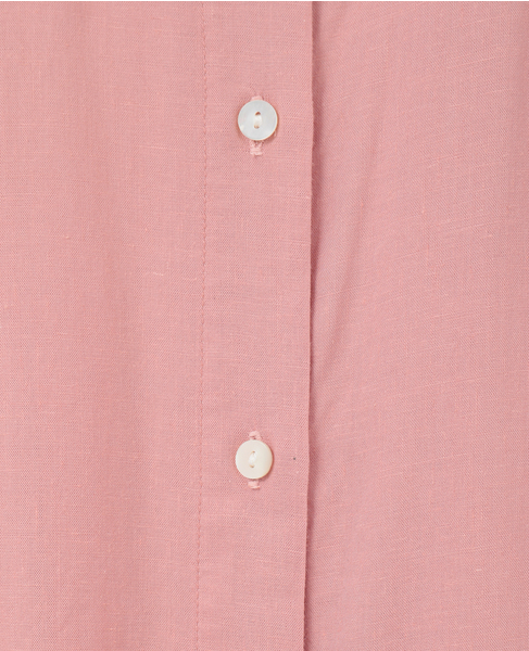 【レーヨンリネンボイルオーバーシャツ】 詳細画像 ピンク 8