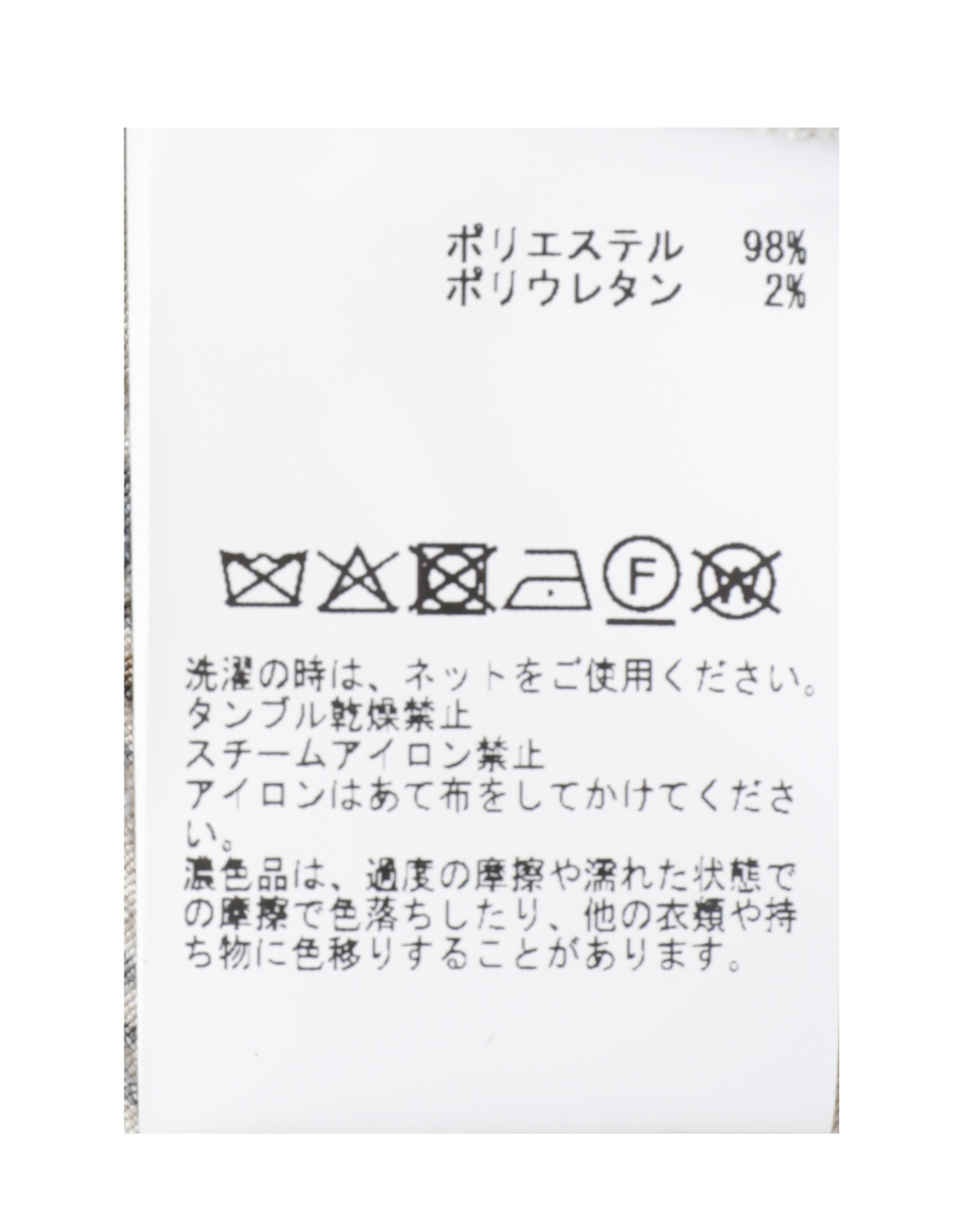 【アソートプリントランタンブラウス】 詳細画像 ブラック 5