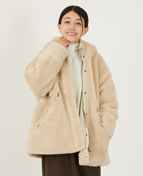 【ボアドロストモッズコート】