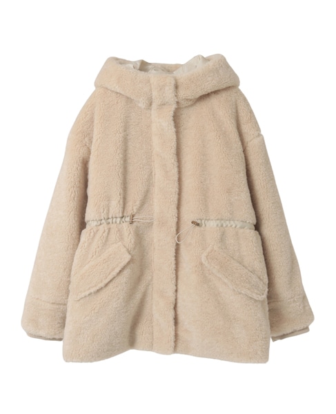 【ボアドロストモッズコート】 詳細画像 ライトベージュ 11