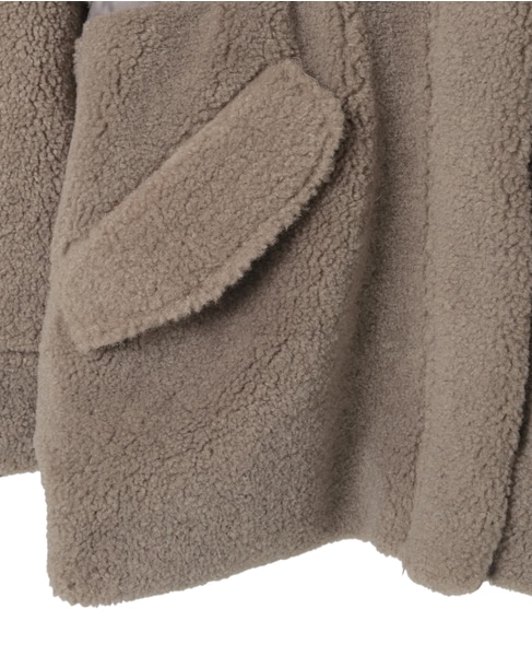 【ボアドロストモッズコート】 詳細画像 モカ 14