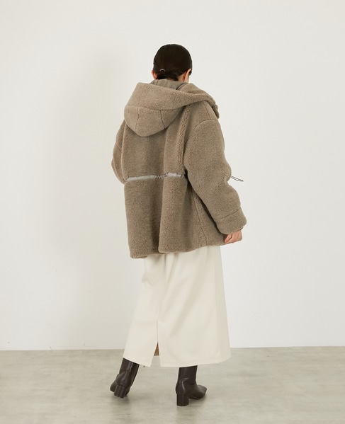 【ボアドロストモッズコート】 詳細画像 モカ 6