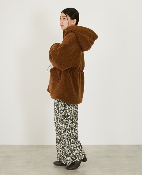 【ボアドロストモッズコート】 詳細画像 ブラウン 4