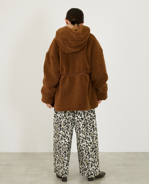 【ボアドロストモッズコート】 詳細画像 ブラウン 5