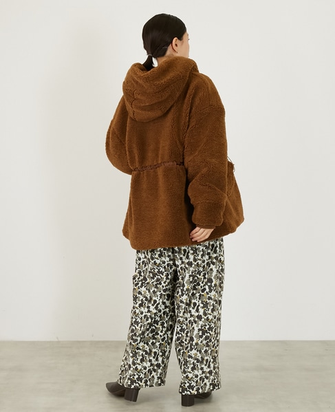 【ボアドロストモッズコート】 詳細画像 ブラウン 6