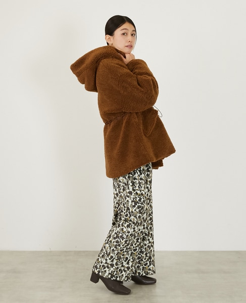 【ボアドロストモッズコート】 詳細画像 ブラウン 7