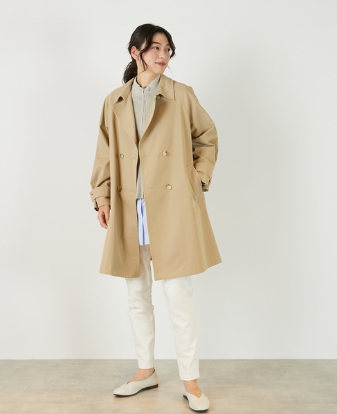 【TCギャバテントトレンチコート】 詳細画像 ベージュ 3