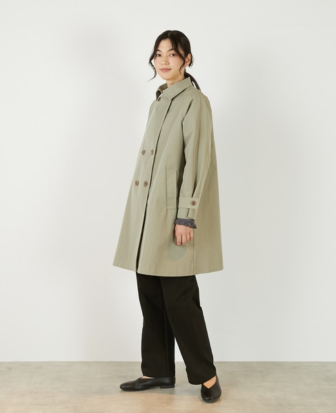 【TCギャバテントトレンチコート】 詳細画像 ライトカーキ 2