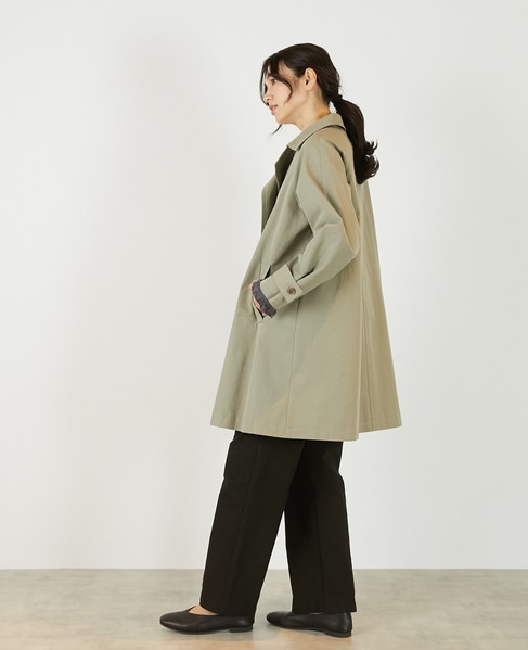 【TCギャバテントトレンチコート】 詳細画像 ライトカーキ 5